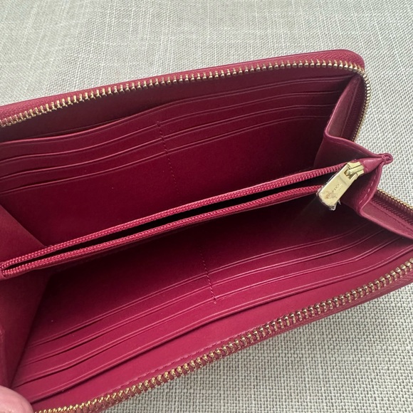 Coach Brown & Raspberry Womens Wallet - Picture 5 of 5